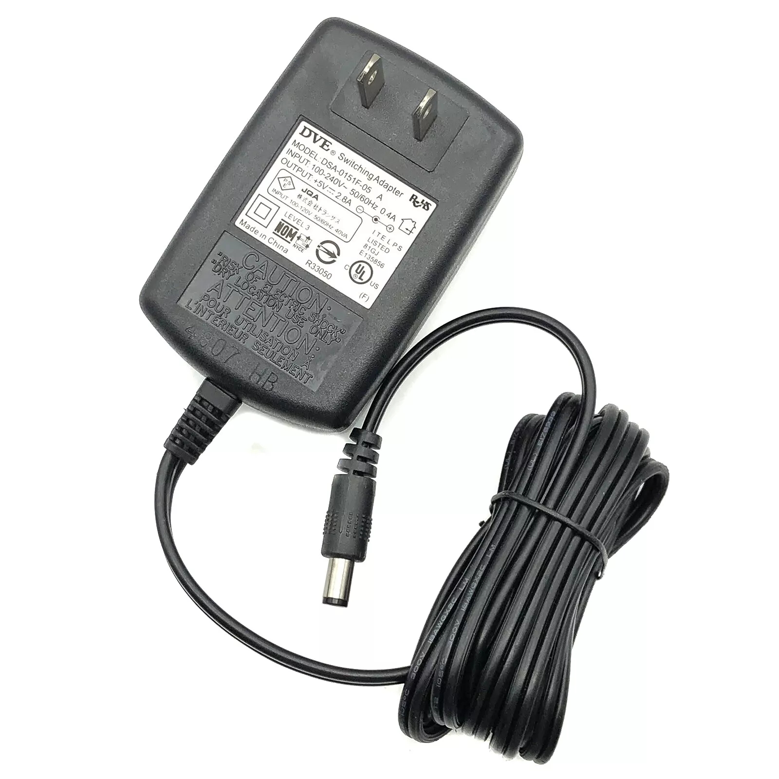 *Brand NEW*Genuine 5V 2.8A 14W DVE AC DC Wall Switching Adapter Model: DSA-0151F-05 A Power Supply